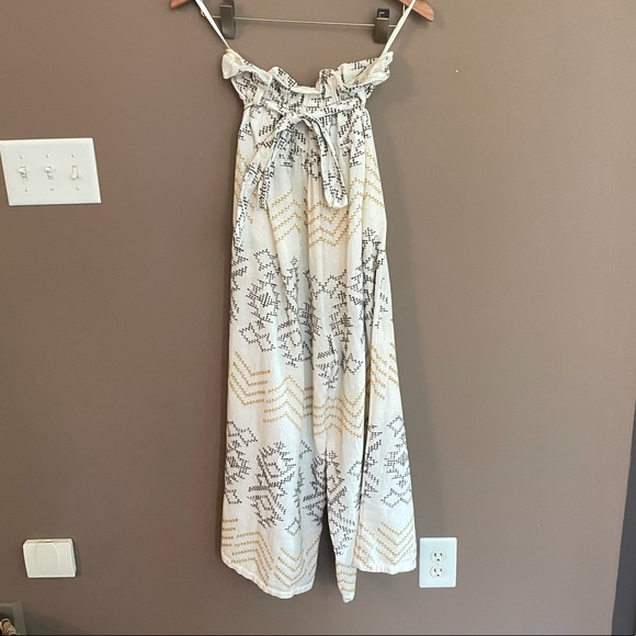 Free People Toluca Wide Leg Embroidered Pants 6 - Picture 7 of 14